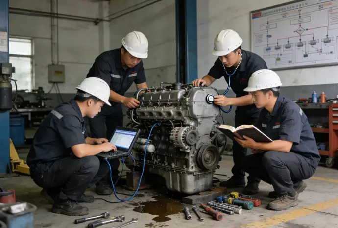 Fejlfinding af en dieselmotor, der ikke starter eller er svær at starte