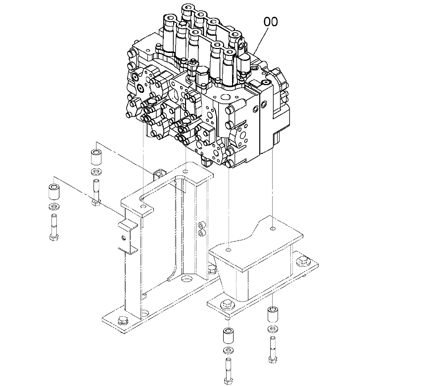 Hitachi hovedkontrolventil YA00000717